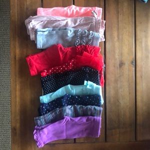 10 pair of NB leggings - newborn